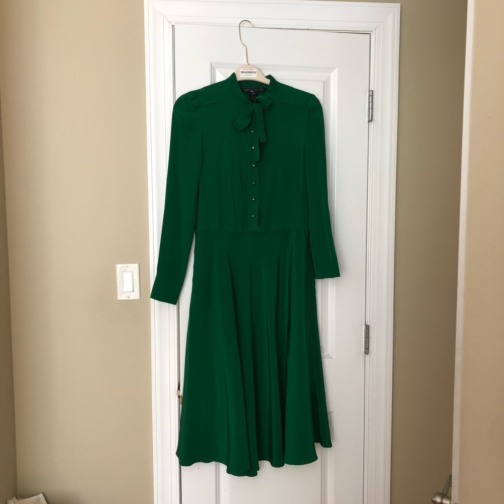 COPY - Green Silk Marc by Marc Jacobs ankle length dress